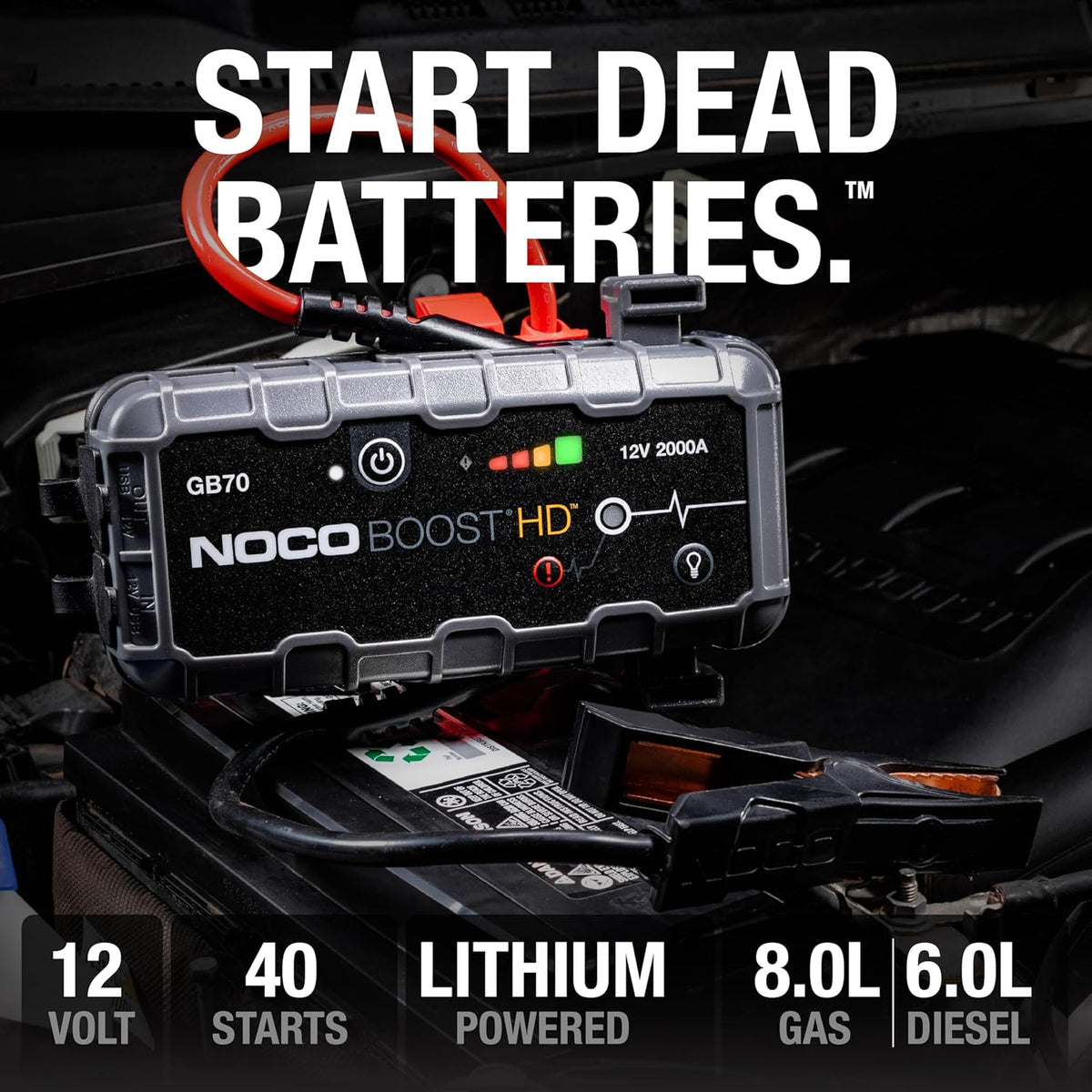 NOCO Boost 12V 2000A Jump Starter