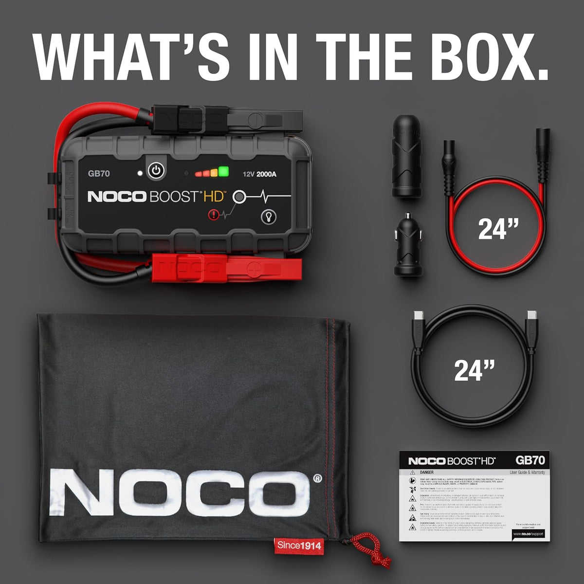 NOCO Boost 12V 2000A Jump Starter