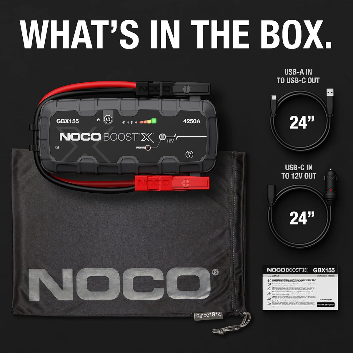 NOCO Boost X 12V 4250A Jump Starter