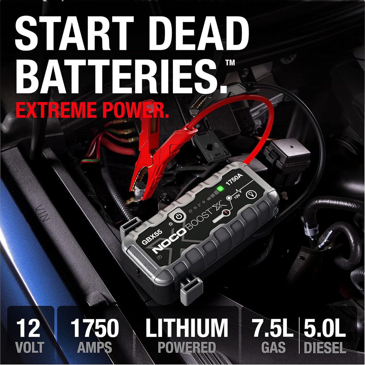 NOCO Boost X 12V 1750A Jump Starter