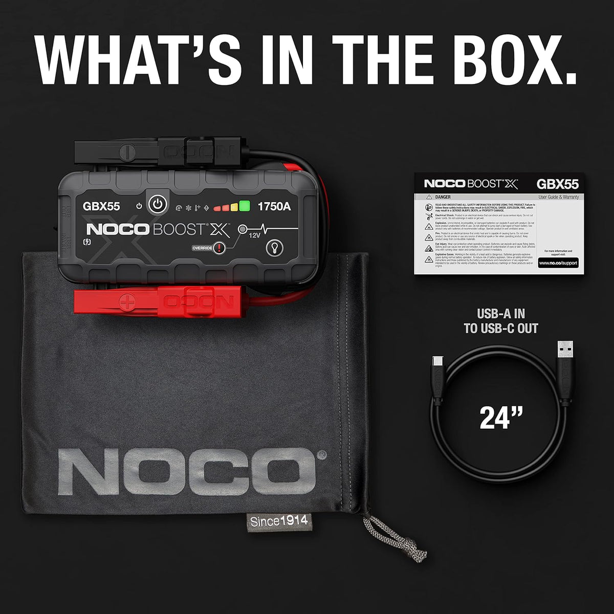 NOCO Boost X 12V 1750A Jump Starter