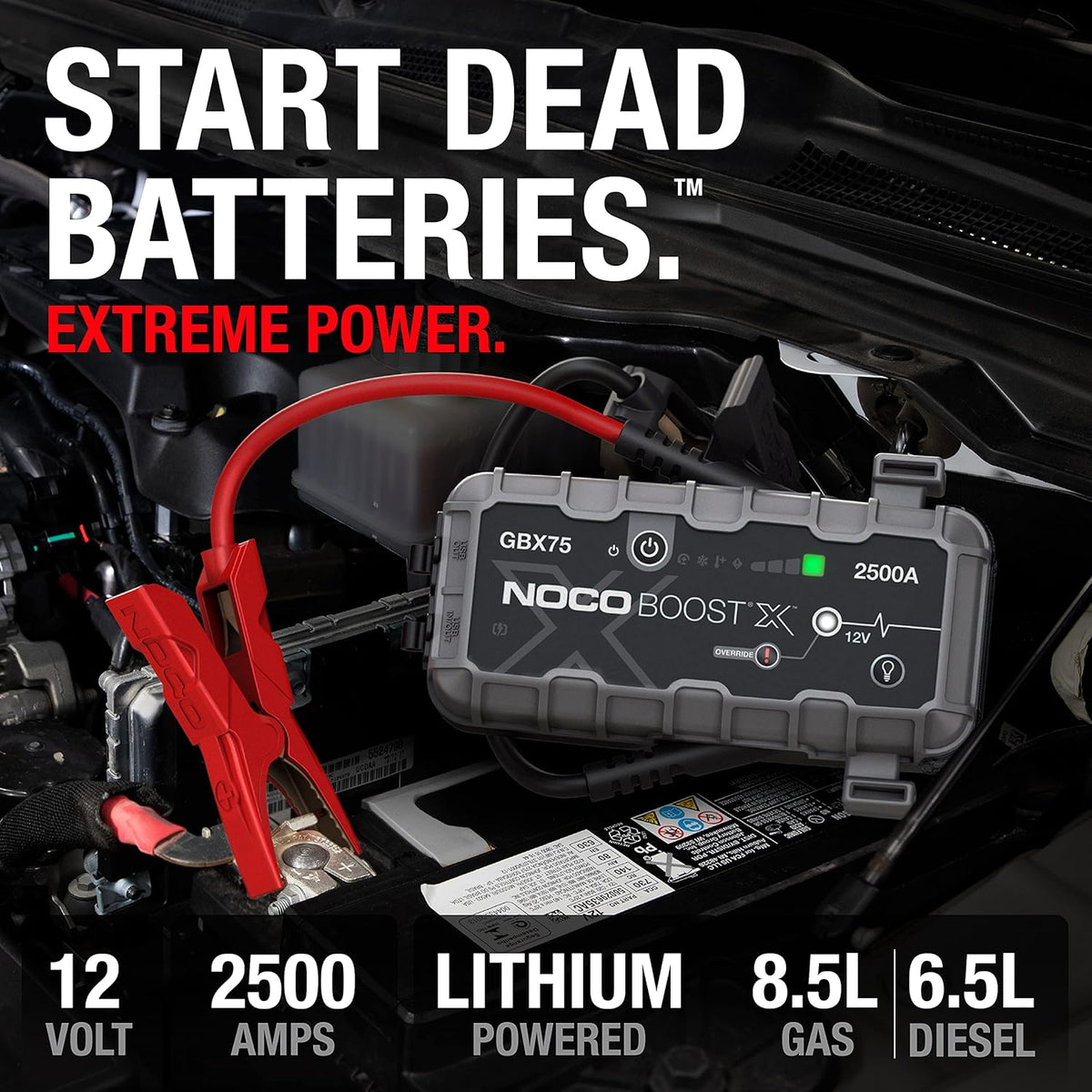 NOCO Boost X 12V 2500A Jump Starter