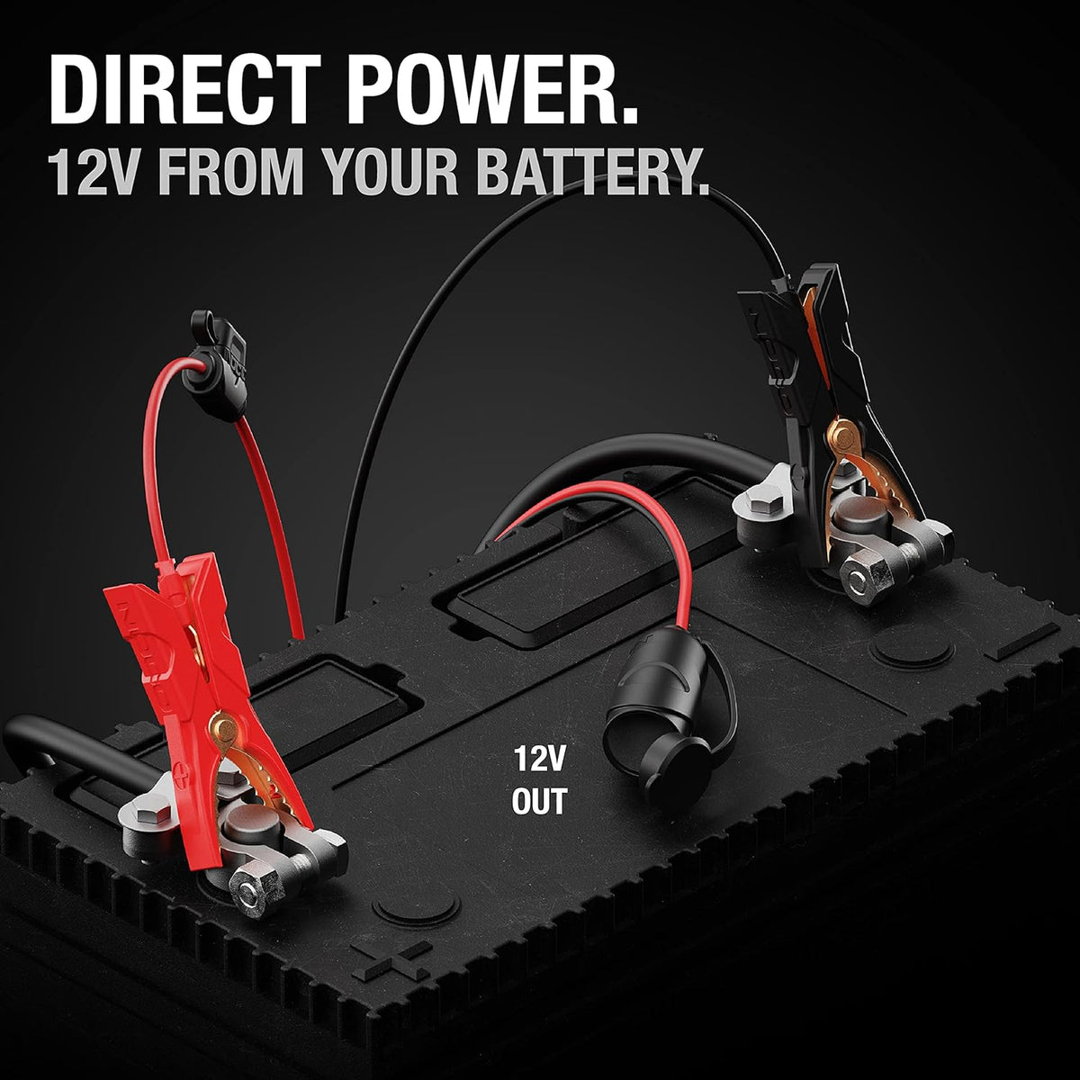 NOCO 12V Plug Socket w/ Clamps