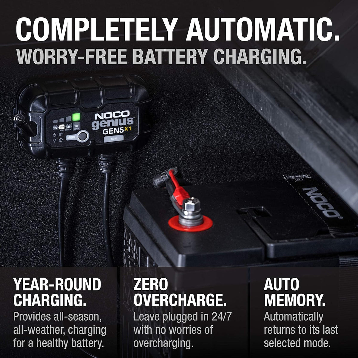 NOCO 1-Bank 5A Onboard Battery Charger