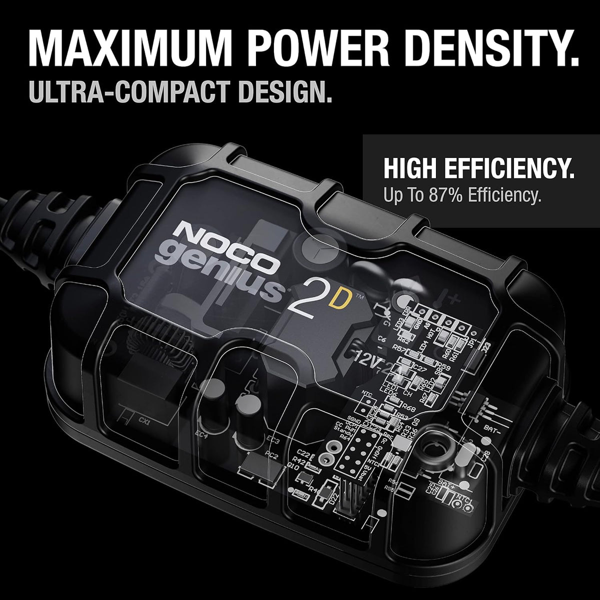 NOCO 2A Direct-Mount Battery Charger