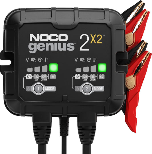 NOCO 4A 2-Bank Battery Charger