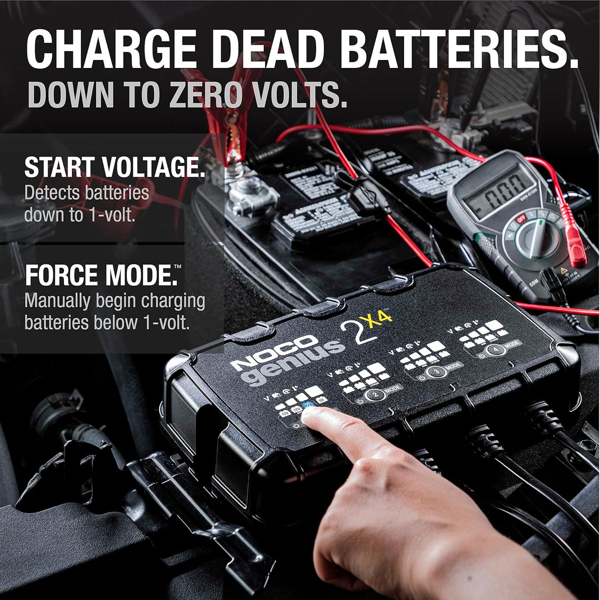 NOCO 8A 4-Bank Battery Charger