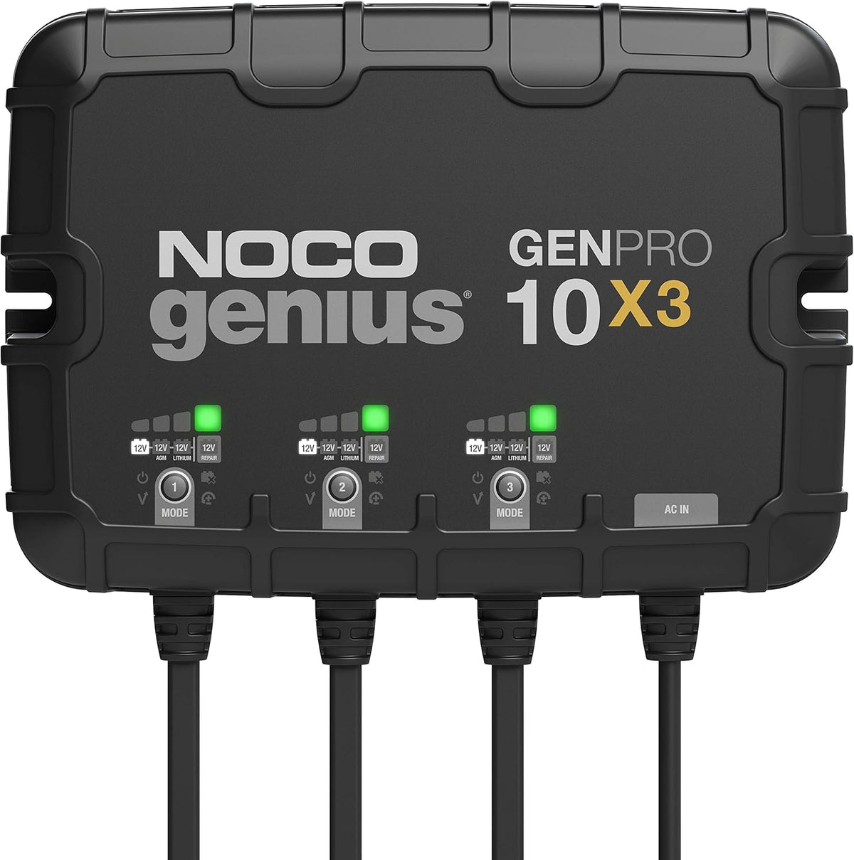 NOCO 3-Bank 30A Onboard Battery Charger