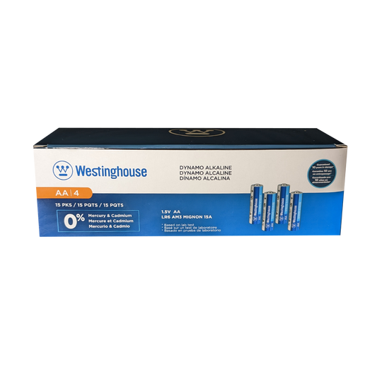 Westinghouse AA Dynamo Alkaline Batteries Box of 60