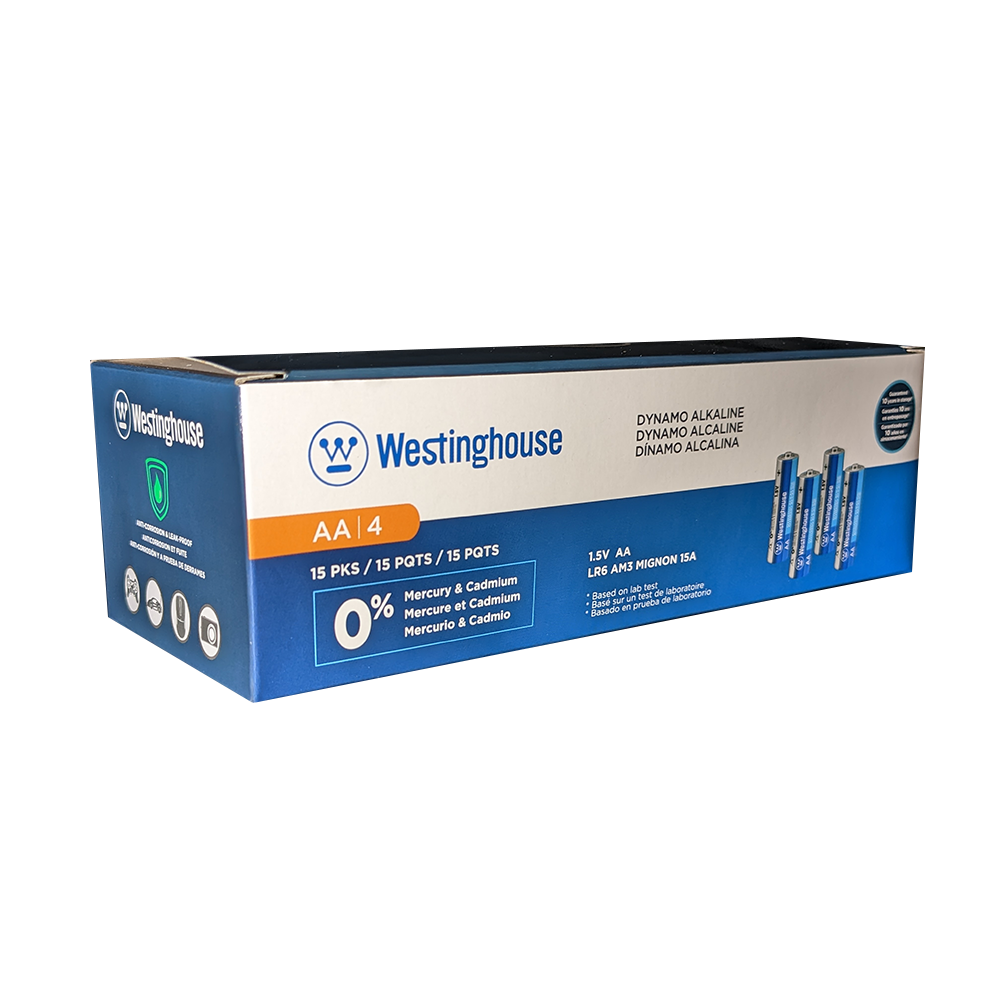 Westinghouse AA Dynamo Alkaline Batteries Box of 60