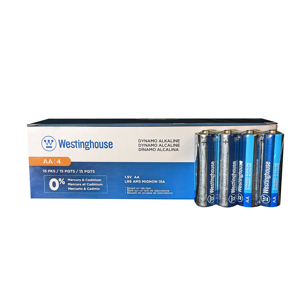 Westinghouse AA Dynamo Alkaline Batteries Box of 60