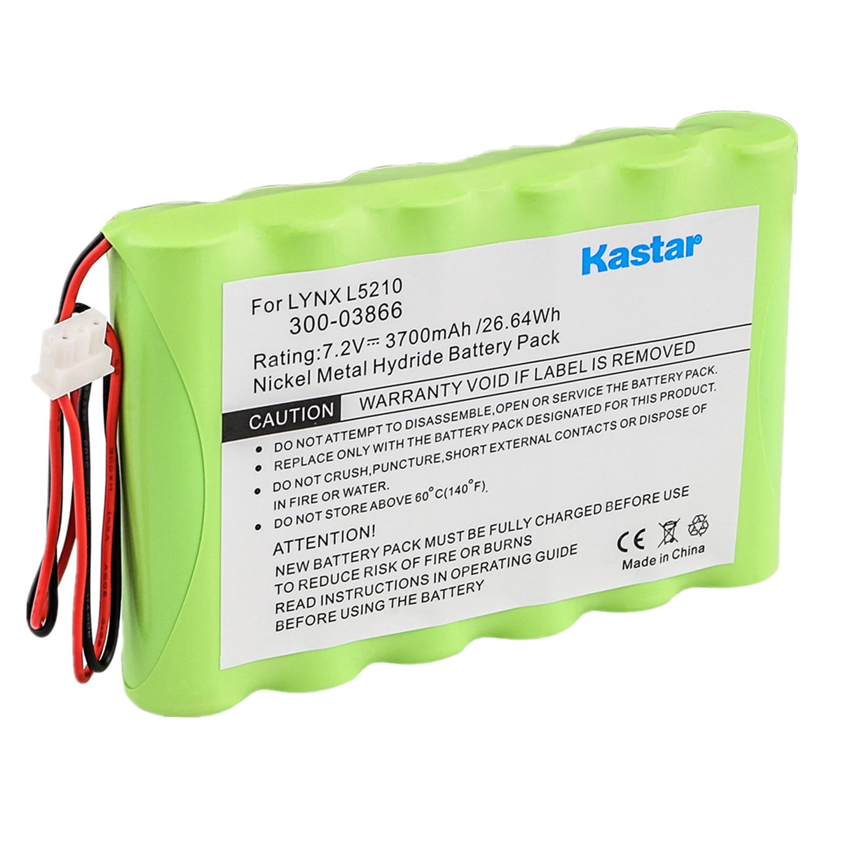 Battery for Honeywell Lynx Plus 5100 5200 5210 5300 Control Panel (Model 300-03866)