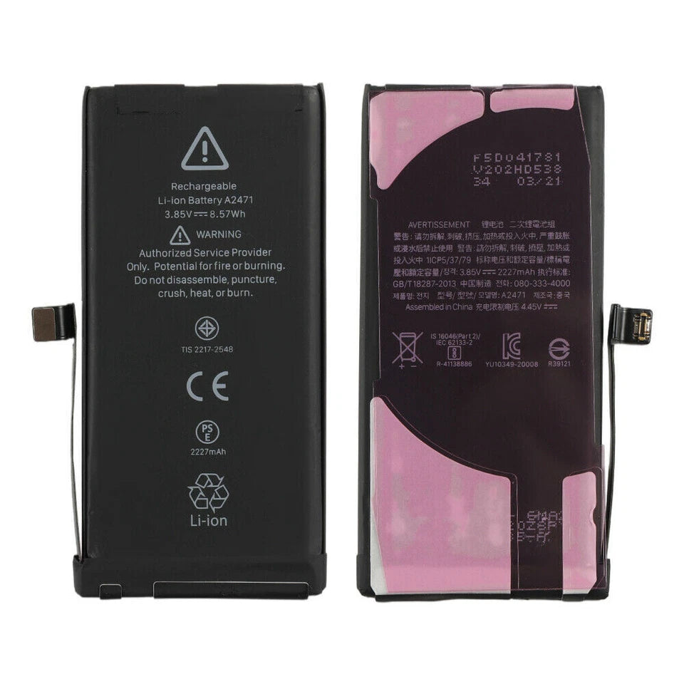 Internal Replacement Battery for iPhone 6 7 8 X XR 11 12 13 with Tool Kit